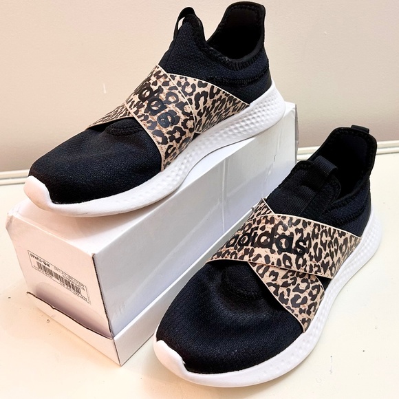 adidas Shoes - Women's Adidas Puremotion Adapt Slip-On Casual Leopard Print Sneakers sz 7.5